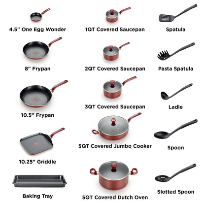 T-Fal Cookware Set - Pieces