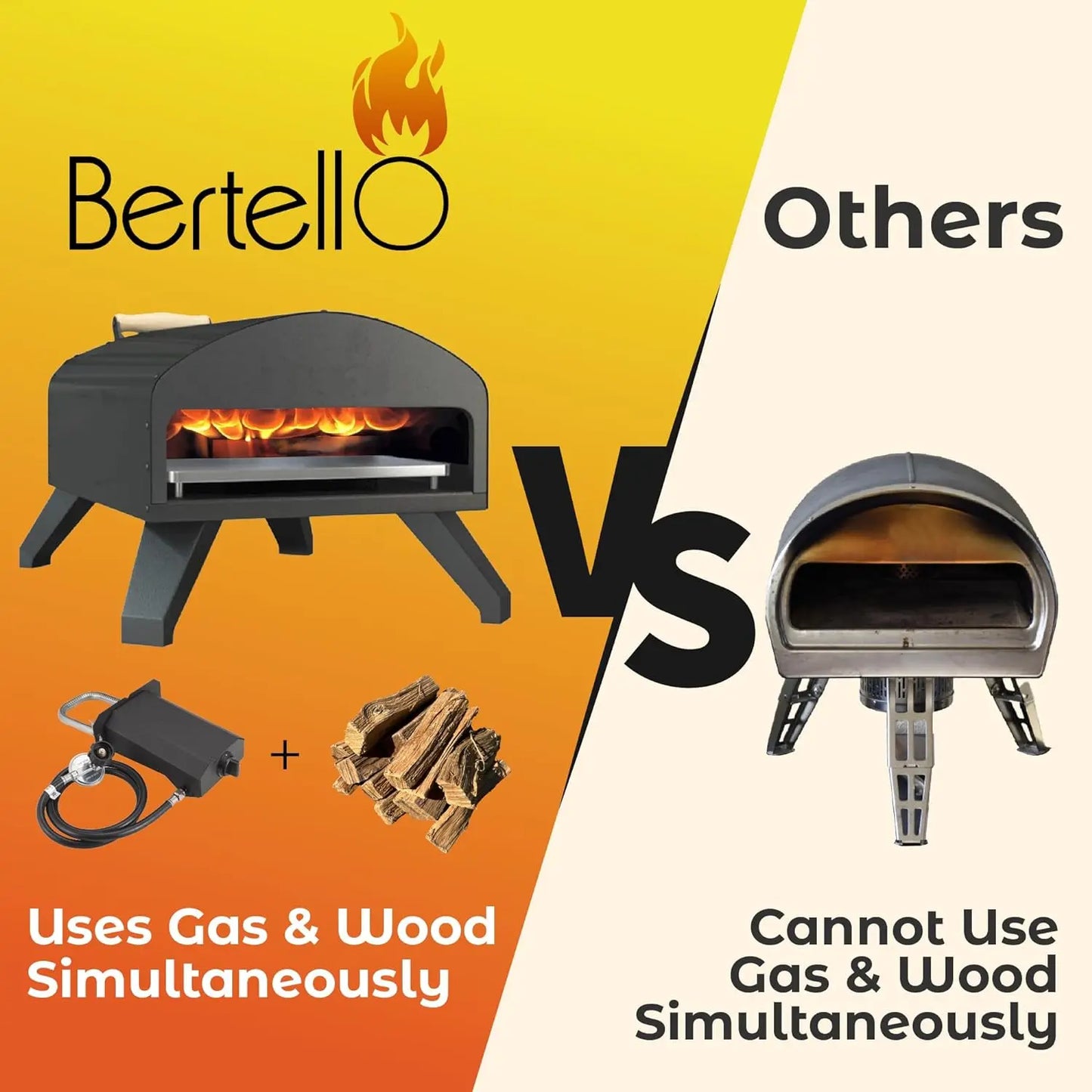 Bertello Outdoor Pizza Oven Bundle