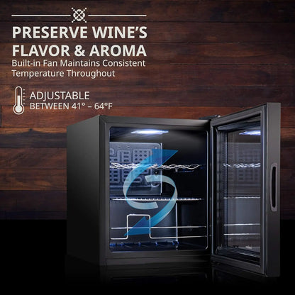 Ivation 12-Bottle Freestanding Wine Refrigerator