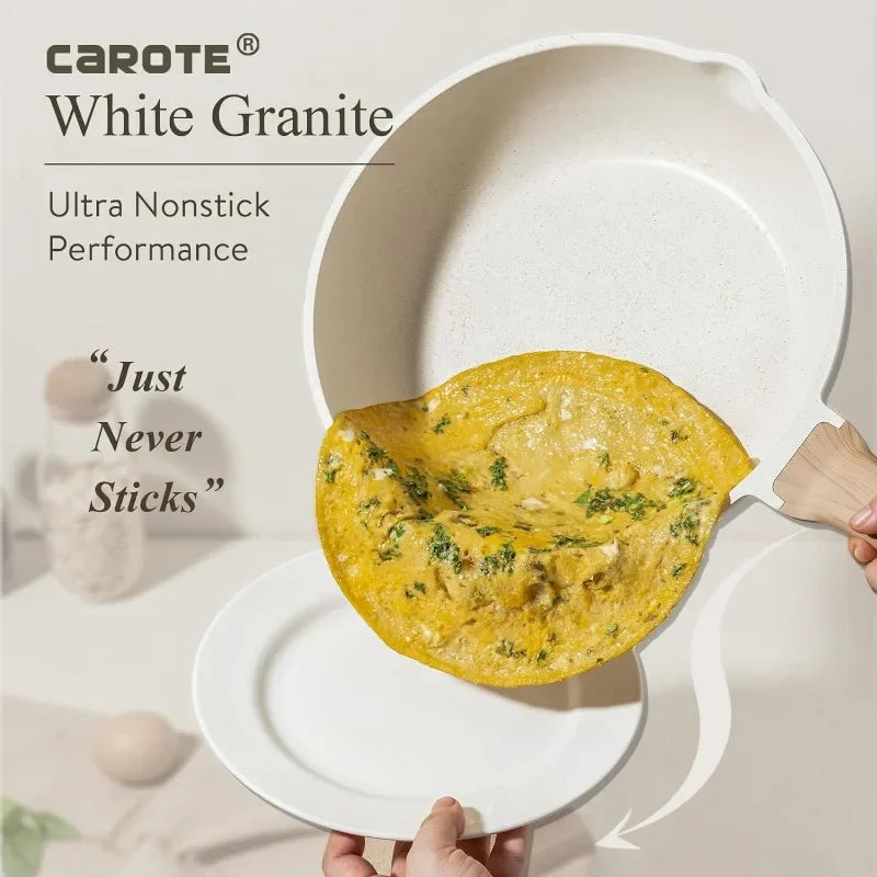 CAROTE 21 Pcs Nonstick Pots and Pans Cookware Set