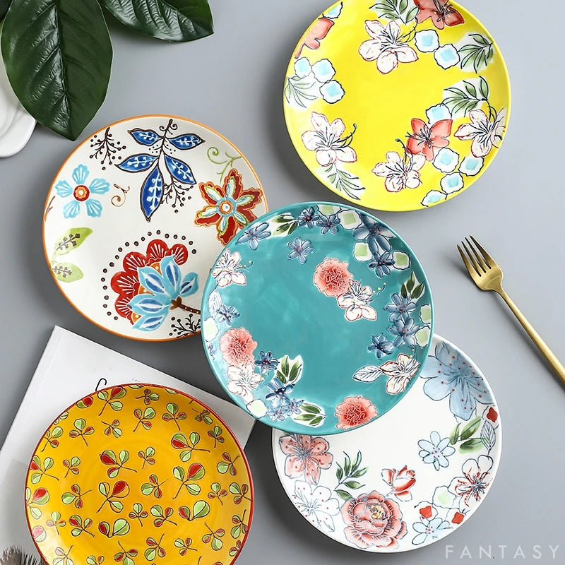 Floral Plate Assorted